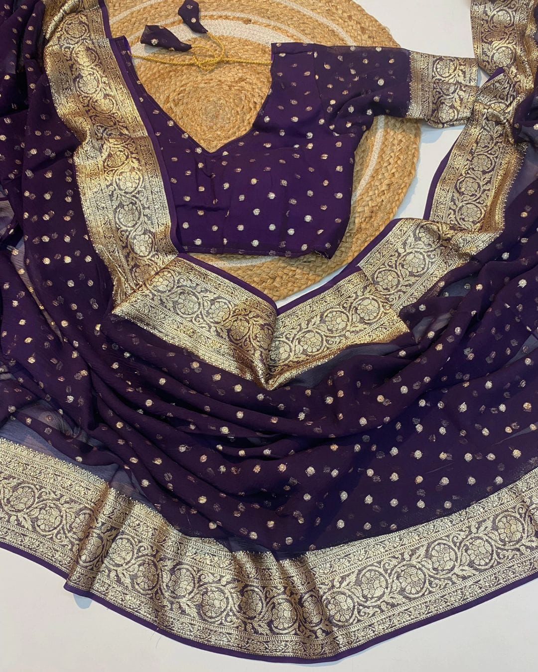 Sv Readymade Blouse Pure Viscose Georgette Wedding Wear Sarees Wholesale Shop In Surat